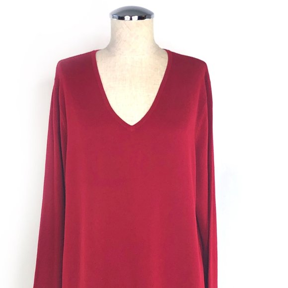 SUSAN GRAVER Asymmetrical Sweater Tunic #BC13 - Picture 3 of 9